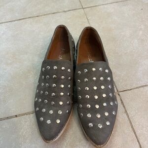 Anthropologie Miim Scottie Studded Loafers - worn once